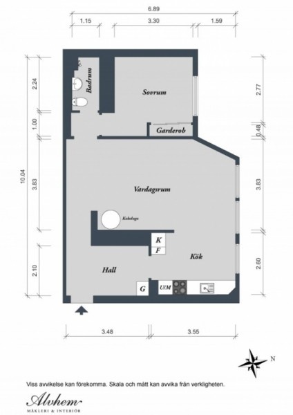 57平白静简约公寓 朴素木地板带来安静感(图)