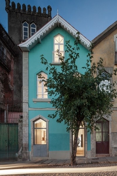 葡萄牙外形独特的巴西风格的住宅 老房换新颜