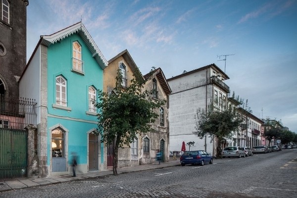 葡萄牙外形独特的巴西风格的住宅 老房换新颜