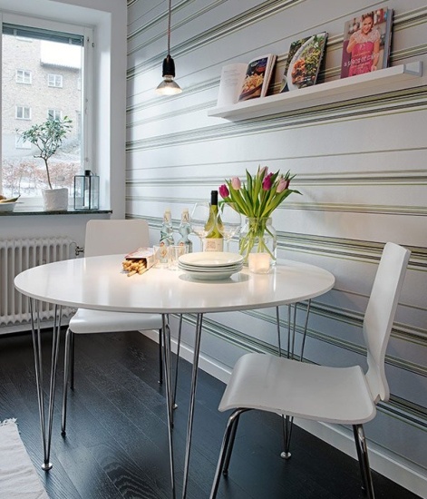 瑞典38平精致北欧公寓 素雅墙纸HOLD住空间美