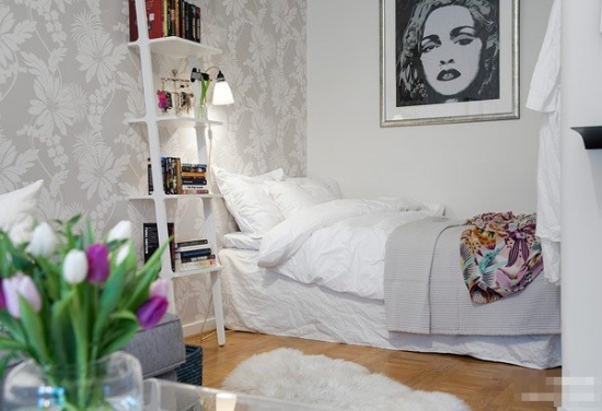 瑞典38平精致北欧公寓 素雅墙纸HOLD住空间美