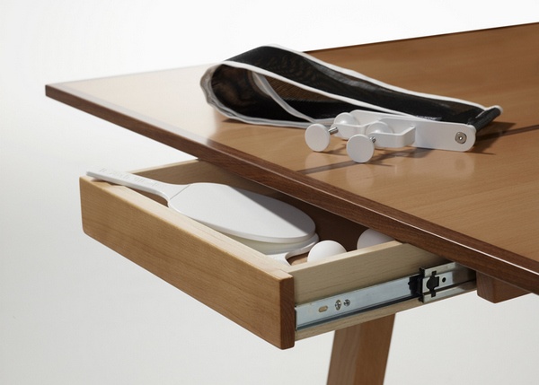 荷兰设计师打造工作桌 既可办公也可打乒乓球