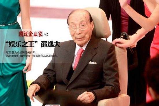 “娱乐之王”邵逸夫离世 享年107岁