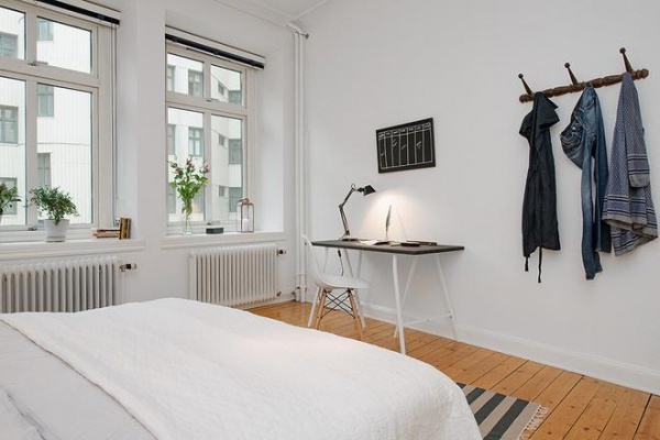 瑞典68平方米北欧风 白色趣味两居室（组图）