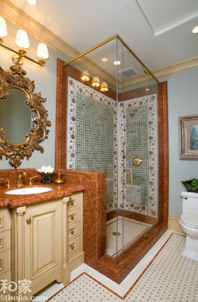 这么美的密集瓷砖！浴室墙面铺贴方案一则