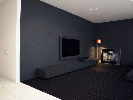 76平米的黑白公寓 简约的色彩灵活的搭配