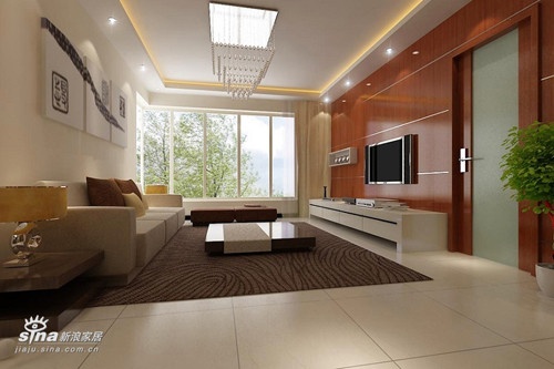 所属作品：北京新天地现代简约设计 居室：一居 风格：简约