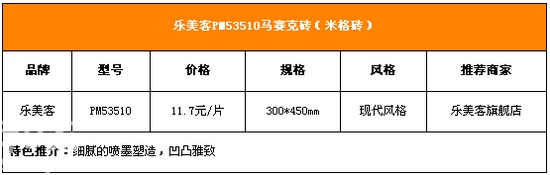 厨房墙面设计那些事儿 三款耐脏墙面瓷砖