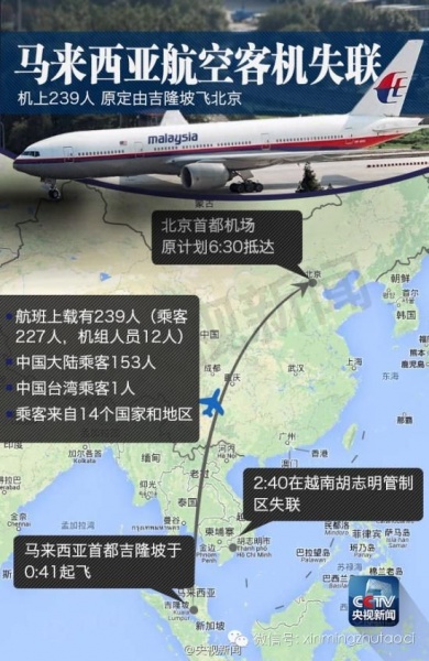 祈福马航乘客MH370我们在等你！