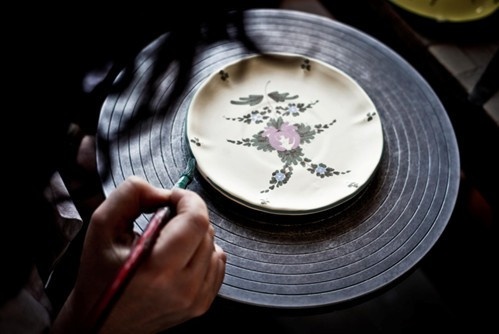 意大利IMOLA陶瓷手绘工艺
