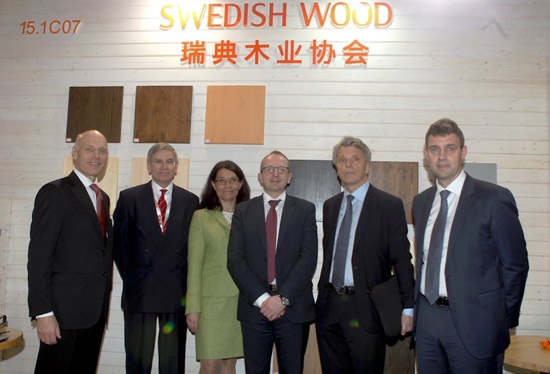 瑞典木业协会代表团首次参展广州国际家具展