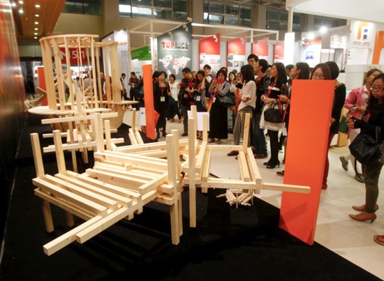 瑞典木业协会与上海交通大学联合“创新设计竞赛”获奖展品