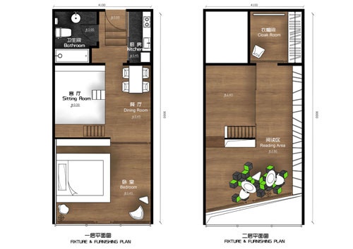 户型平面图展示