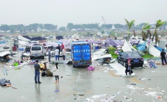受凡亚比影响广东多地普降暴雨 截至目前直接经济损失超13亿元