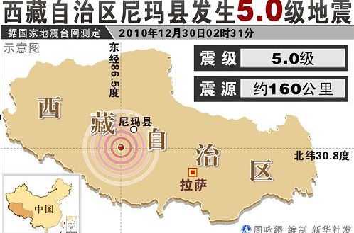西藏尼瑪又地震 5.5級134間房屋受損無人員傷亡 人民網房產