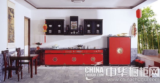 中式风格橱柜效果图