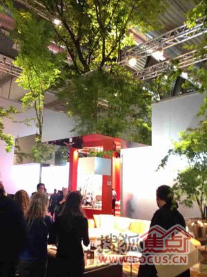2014米兰家具展上随处可见绿植布置与设计