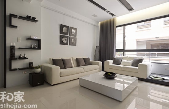 黑白搭配显质感 塑造品质别墅空间