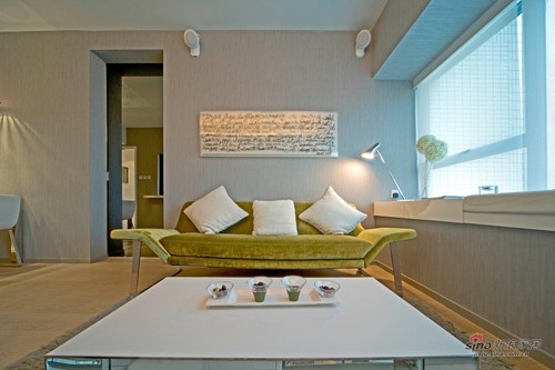 所属作品：【高清】67平清新简洁现代两居室 居室：一居 风格：简约 