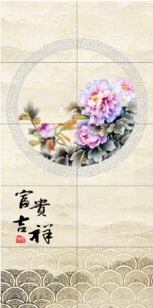 金朝阳陶瓷中国风雕刻背景墙绚丽上市