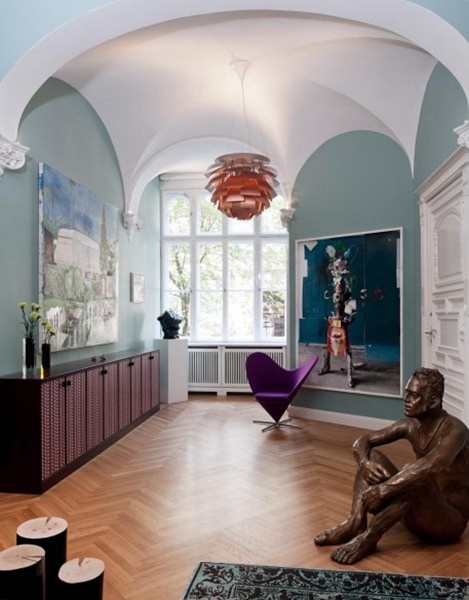 柏林彩色艺术公寓 不同风格中的色彩相容