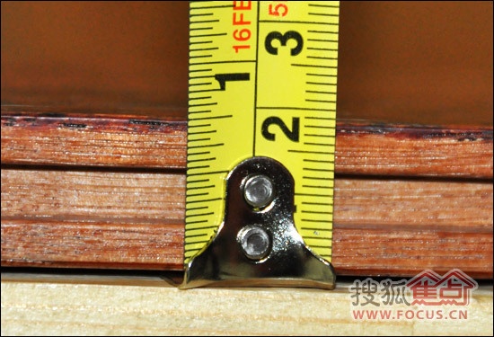 安信橡木浮雕实木地板产品厚度