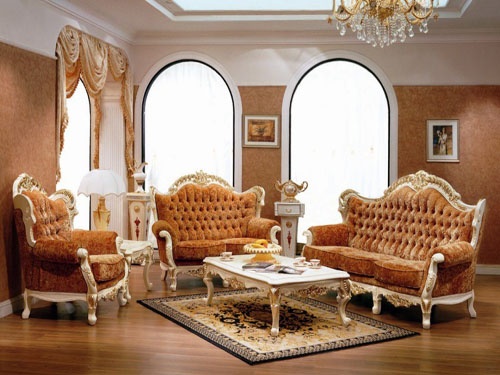 洛可可风格家具古典的风格和品位俯视着时尚