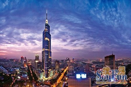 “中国当代十大建筑”评选入围项目之南京紫峰大厦