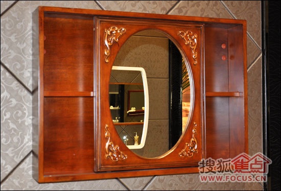 法恩莎实木浴室柜FPGM3685-A镜柜