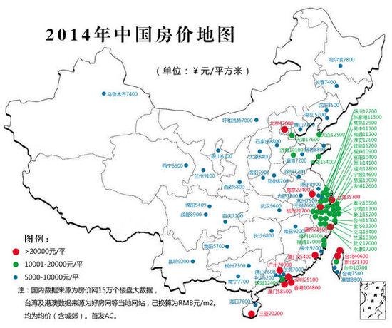 中国买房痛苦指数地图