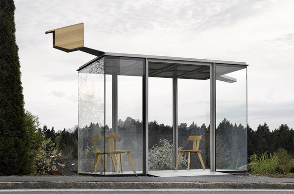 “大材小用” 奥地利小镇邀7大牌设计师建巴士站