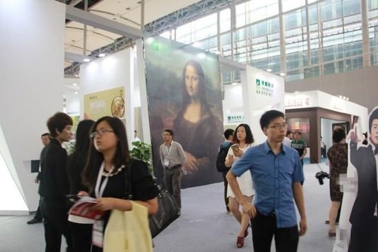 巨幅蒙娜丽莎首现中国国际陶瓷产品展览会