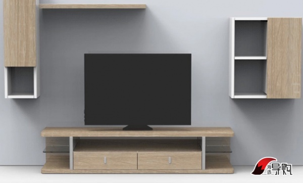 小户型客厅首选 三款两千元内优质电视柜