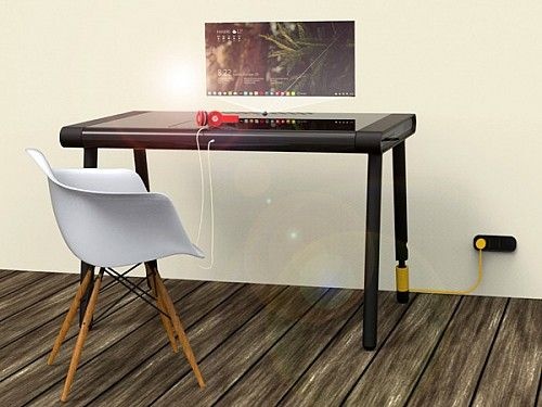 书桌与电脑的完美融合 新时代桌子