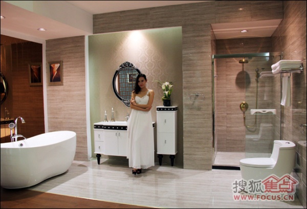2014上海国际厨卫展 中宇卫浴展馆施华洛世奇产品套间