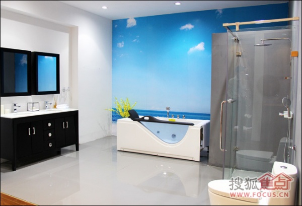 2014上海国际厨卫展中宇卫浴展馆精装房卫浴展区