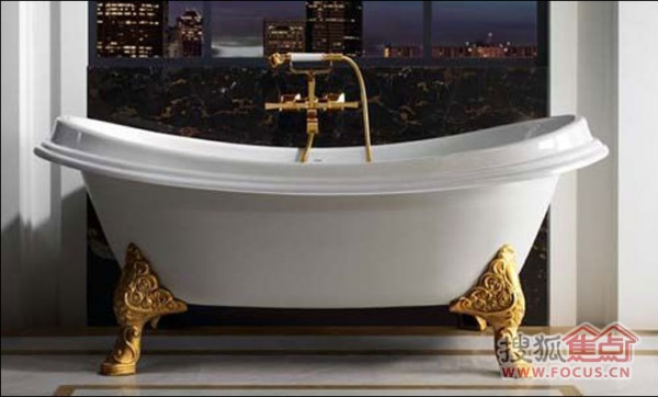 2014上海国际厨卫展TOTO卫浴“土豪金”浴缸