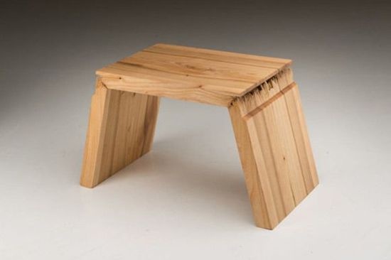 碎裂的创意家具桌子设计