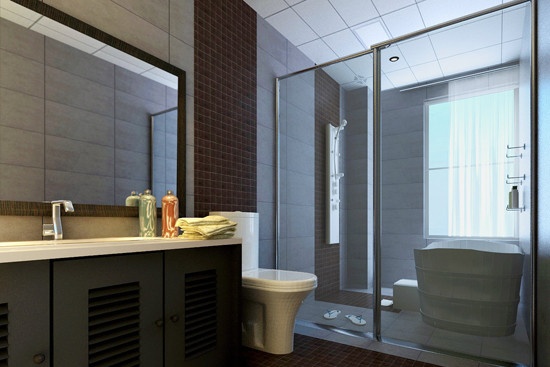 一字型淋浴房 窄小浴室选择