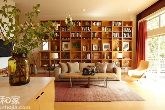 实用又好看 4款简单的客厅书架设计