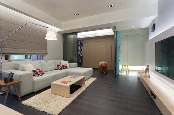 隐形床+隐形门 台北建筑师80平超实用公寓