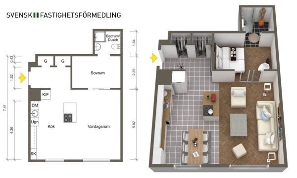 50平单身开放式公寓 让单身生活空间更自在