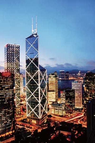 贝聿铭作品 香港中国银行大厦