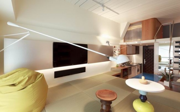 室内设计师25平米三口之家 如小户型变形金刚