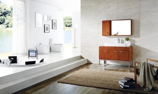 恒洁卫浴浴室柜 体现温和、细腻和质朴