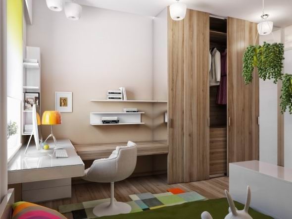 125平米简约两居室 拥有独特元素的乌克兰公寓