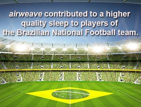 爱维福为巴西国家足球队提供高品质创新床褥