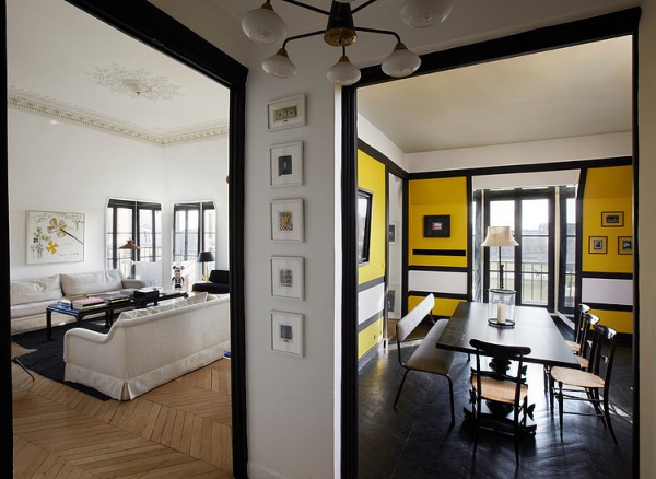莎拉·拉瓦纳：巴黎简欧混搭风格公寓设计