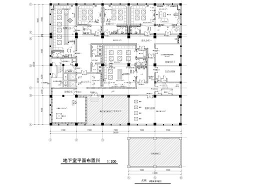 地下室总平面图