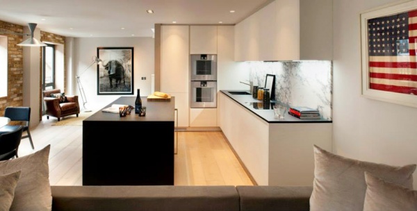 伦敦现代两居室 教你如何增加居家空间立体感